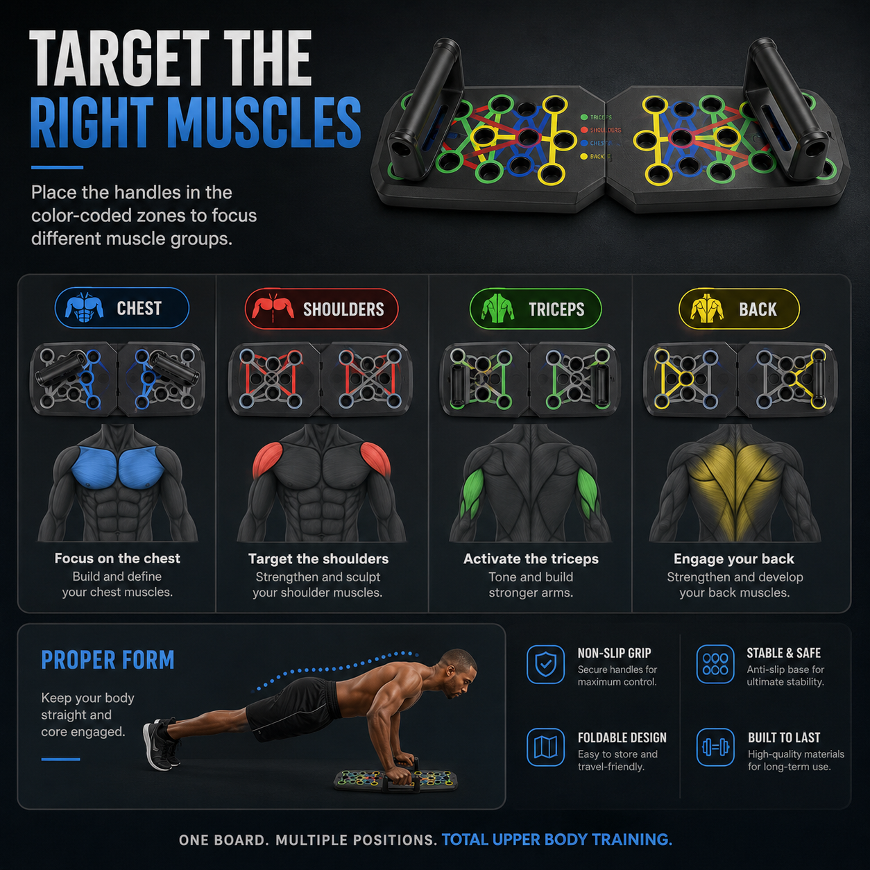 CoreFlex Push-Up Board