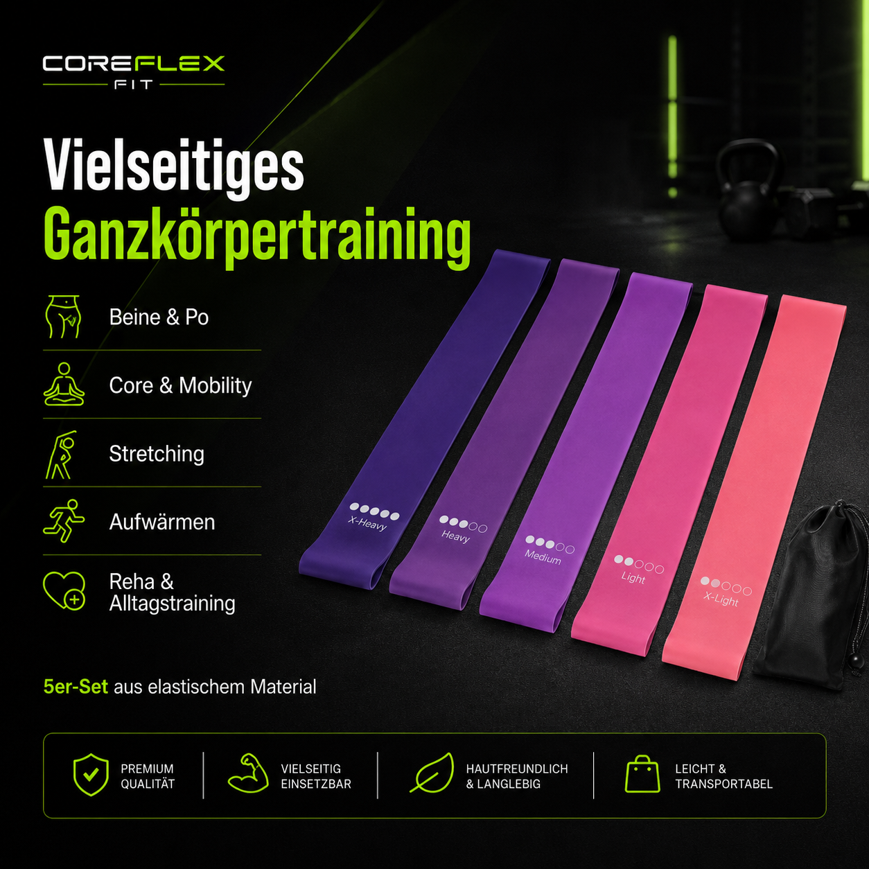 CoreFlex Widerstandsbänder Set